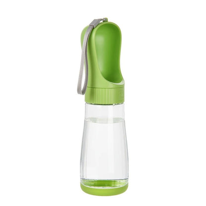 Portable Pet Water Bottle With Food Container