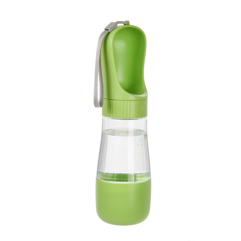 Portable Pet Water Bottle With Food Container