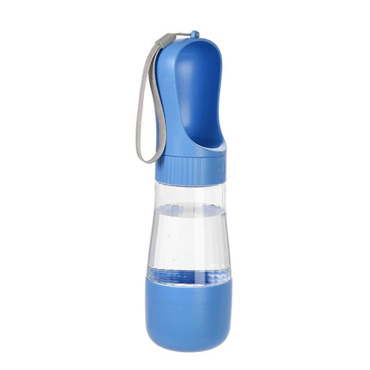 Portable Pet Water Bottle With Food Container