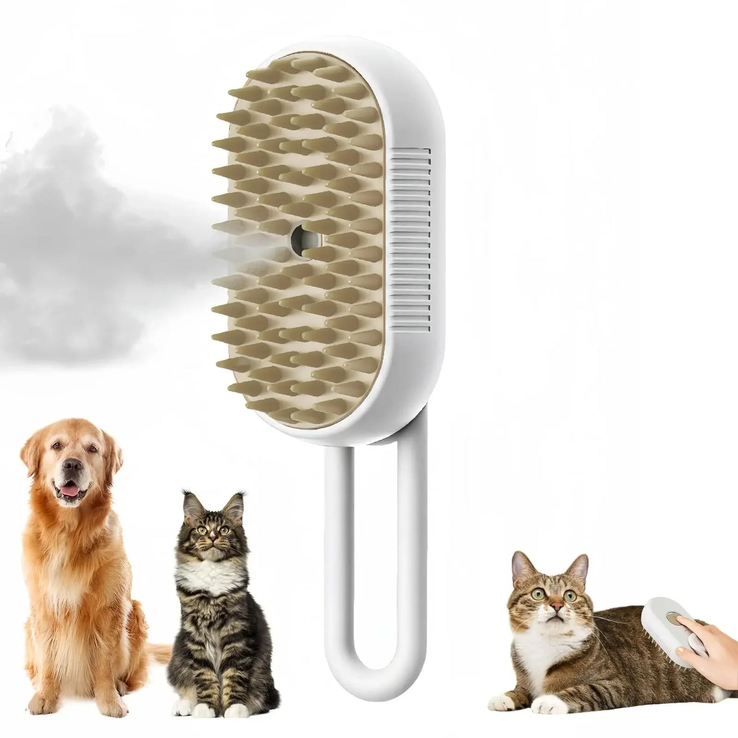 Pet Spray Massage Brush 3 in 1